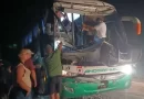 Ônibus bate na traseira de caminhão na BR-262 e deixa cinco pessoas feridas