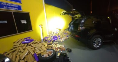 PRF apreende 1 tonelada de maconha em veículo de luxo roubado em SP no ano de 2021