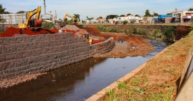 Prefeitura de Campo Grande avança com obras de contenção no Anhanduí e inicia nova etapa na Ernesto Geisel