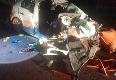 Acidente entre carro e carreta deixa três mortos na BR-262 em Corumbá