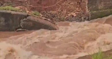 Vídeo: muro de contenção do córrego Prosa desmorona na Av. Ricardo Brandão