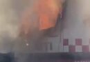 Ambulância fica destruída em incêndio próximo ao Aeroporto de Campo Grande
