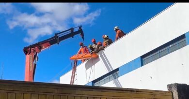 Trabalhador sofre choque elétrico ao tocar rede de alta tensão em Campo Grande