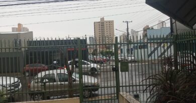 Chuva atinge a Capital e confirma previsão de queda na temperatura para esse final de semana
