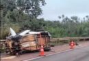Vídeo: acidente na BR-163 deixa uma pessoa morta e congestionamento de 10 km