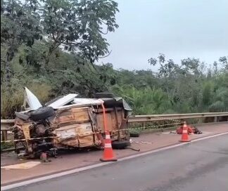 Vídeo: acidente na BR-163 deixa uma pessoa morta e congestionamento de 10 km