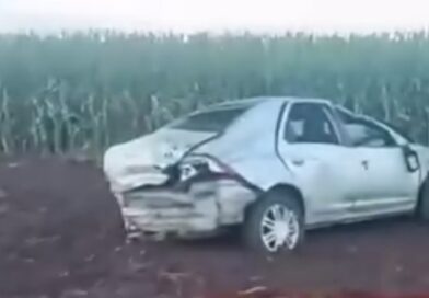 Vídeo: PRF apreende mais de 650 kg de maconha após capotamento de veículo na BR-267