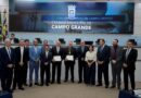 Ex-presidentes da Câmara Paulo Siufi e Mário César são homenageados durante sessão
