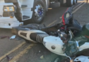 Vídeo: acidente no bairro Guanandi II envolve carro, três motos e caminhão