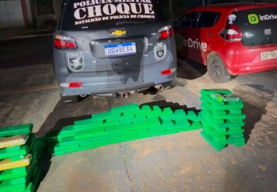 BPMChoque prende casal com 120 kg de maconha no bairro Portal Caiobá