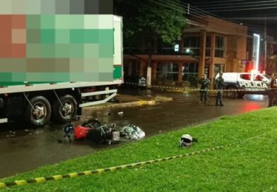 Motociclista de 19 anos morre ao colidir contra caminhão estacionado em Dourados