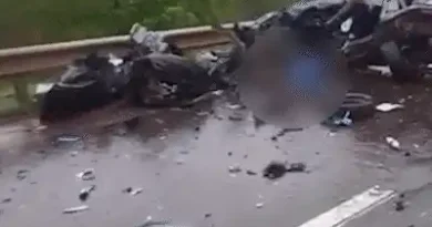 Dupla que ocupava caminhonete de acidente na BR-163 morre no hospital