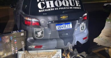 Mais de 5 kg de haxixe escondidos em TV são apreendidos na rodoviária da Capital