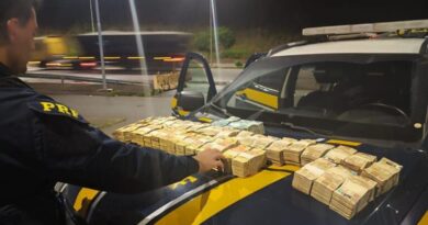 PRF apreende mais de R$ 870 mil em espécie que saíram de Ponta Porã para MG